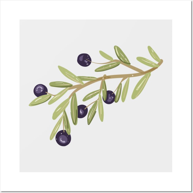 olive branch Wall Art by Asome